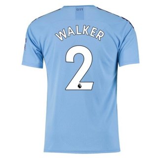 Maglia Manchester City NO.2 Walker Home 2019 2020 Blu