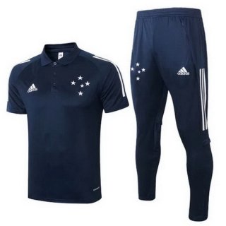 Polo Cruzeiro Set Completo 2020 2021 Blu Navy