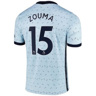 Maglia Chelsea NO.15 Zouma Away 2020 2021 Blu