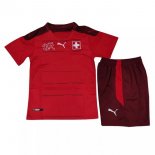 Maglia Svizzera Home Bambino 2021 Rosso Maglia Svizzera Home Bambino 2021 Rosso