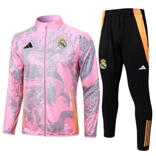 Giacca Real Madrid 2024 2025 Rosa Grigio