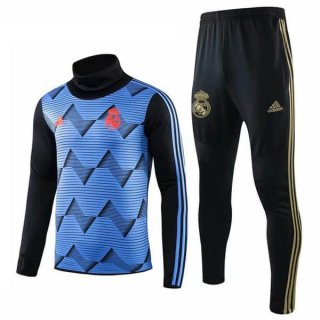 Felpa Real Madrid 2019 2020 Blu Nero Giallo