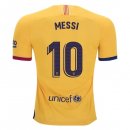 Maglia Barcellona NO.10 Messi Away 2019 2020 Giallo