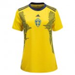 Maglia Svezia Home Donna 2019 Giallo Maglia Svezia Home Donna 2019 Giallo