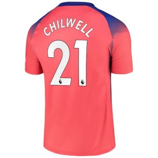 Maglia Chelsea NO.21 Chilwell Terza 2020 2021 Arancione
