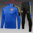 Bambino Giacca Manchester United 2022 Blu Nero Bambino Giacca Manchester United 2022 Blu Nero