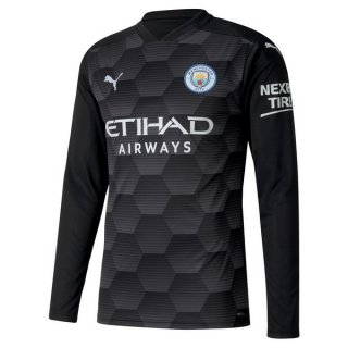 Thailandia Maglia Manchester City Home Ml Portiere 2020 2021 Nero