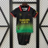 Maglia AC Milan Co-Branded Edition Bambino 2025 2026 Verde Maglia AC Milan Co-Branded Edition Bambino 2025 2026 Verde