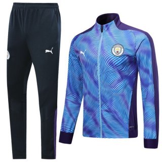 Felpa Bambino Manchester City 2019 2020 Porpora Blu