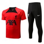 Maglia Liverpool Set Completo 2022 2023 Rosso