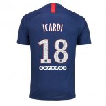 Maglia Paris Saint Germain NO.18 Icardi Home 2019 2020 Blu