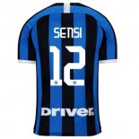 Maglia Inter Milan NO.12 Sensi Home 2019 2020 Blu