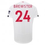 Maglia Liverpool NO.24 Brewster Away 2019 2020 Bianco