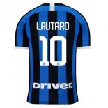 Maglia Inter Milan NO.10 Lautaro Home 2019 2020 Blu
