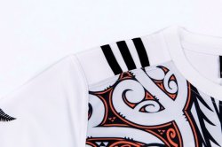 Maglia di Formazione Rugby All Blacks 2017 2018 Bianco
