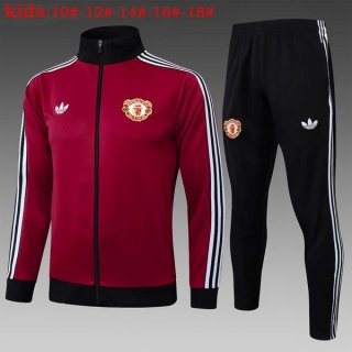 Bambino Giacca Manchester United 2025 2026 Rosso