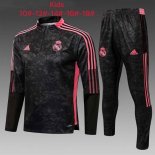 Bambino Giacca Real Madrid 2022 Nero Rosa Bambino Giacca Real Madrid 2022 Nero Rosa
