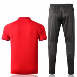 Polo Set Completo Bayern Munich 2019 2020 Rosso Grigio Polo Set Completo Bayern Munich 2019 2020 Rosso Grigio