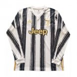 Thailandia Maglia Juventus Home ML 2020 2021 Bianco Nero