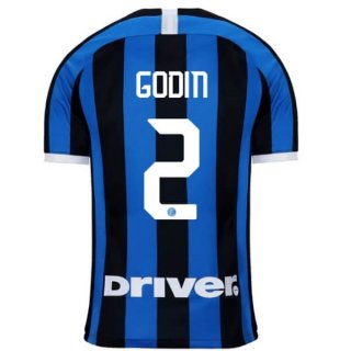 Maglia Inter Milan NO.2 Godin Home 2019 2020 Blu
