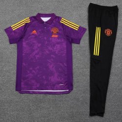 Polo Manchester United Set Completo 2021 2022 Porpora Polo Manchester United Set Completo 2021 2022 Porpora