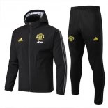 Giacca a vento Manchester United Set Completo 2019 2020 Nero Giacca a vento Manchester United Set Completo 2019 2020 Nero