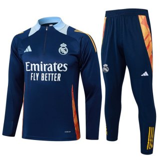 Felpa Allenamento Real Madrid 2025 2026 Blu