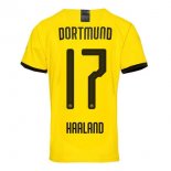 Thailandia Maglia Borussia Dortmund NO.17 Haaland Home 2019 2020 Giallo