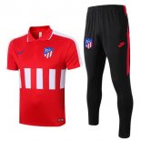 Polo Set Completo Atletico Madrid 2020 2021 Rosso Nero Polo Set Completo Atletico Madrid 2020 2021 Rosso Nero