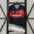 Thailandia Maglia Sao Paulo Pre-Match 2025 2026 Nero Rosso