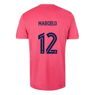 Maglia Real Madrid Away NO.12 Marcelo 2020 2021 Rosa