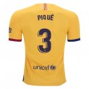 Maglia Barcellona NO.3 Pique Away 2019 2020 Giallo