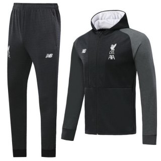 Felpa Liverpool 2019 2020 Nero Bianco Grigio