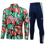 Felpa Allenamento Arsenal 2025 2026 Verde Rosso