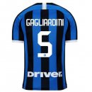 Maglia Inter Milan NO.5 Gagliardini Home 2019 2020 Blu