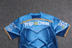 Thailandia Maglia Gold Coast Titans Classic 2017 2018 Blu Thailandia Maglia Gold Coast Titans Classic 2017 2018 Blu