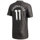 Maglia Manchester United NO.11 Greenwood Away 2020 2021 Nero