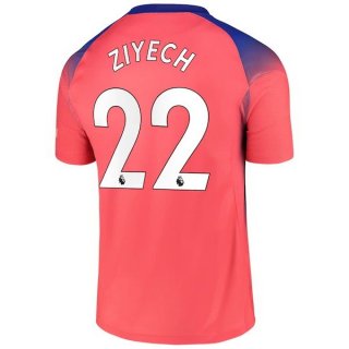 Maglia Chelsea NO.22 Ziyech Terza 2020 2021 Arancione