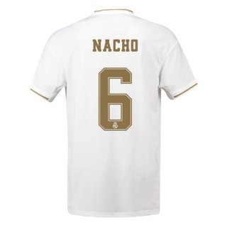 Maglia Real Madrid NO.6 Nacho Home 2019 2020 Bianco
