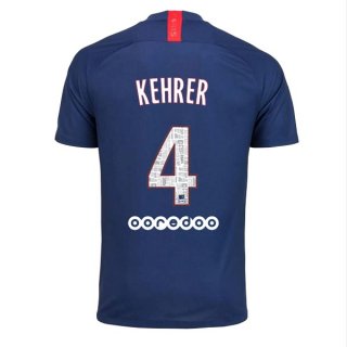 Maglia Paris Saint Germain NO.4 Kehrer Home 2019 2020 Blu
