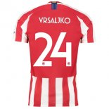 Thailandia Maglia Atletico Madrid NO.24 Vrsaljko 2019 2020 Rosso