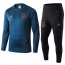 Felpa Ajax 2019 2020 Blu Nero