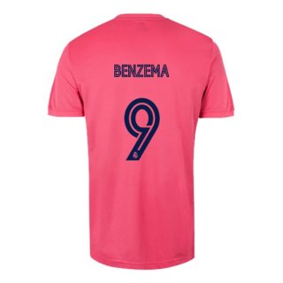Maglia Real Madrid Away NO.9 Benzema 2020 2021 Rosa