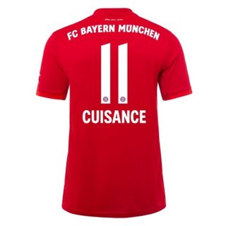 Maglia Bayern Munich NO.11 Cuisance Home 2019 2020 Rosso
