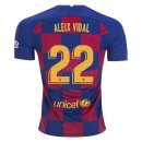 Maglia Barcellona NO.22 Aleix Vidal Home 2019 2020 Blu Rosso Maglia Barcellona NO.22 Aleix Vidal Home 2019 2020 Blu Rosso