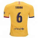 Maglia Barcellona NO.6 Todibo Away 2019 2020 Giallo