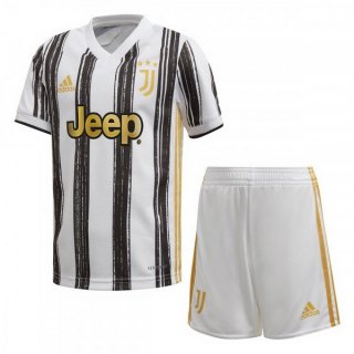 Maglia Juventus Home Bambino 2020 2021 Bianco Nero