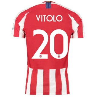 Thailandia Maglia Atletico Madrid NO.20 Vitolo 2019 2020 Rosso