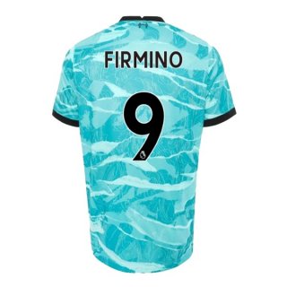 Maglia Liverpool NO.9 Firmino Away 2020 2021 Blu