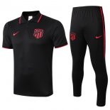 Polo Atlético Madrid Set Completo 2019 2020 Nero Polo Atlético Madrid Set Completo 2019 2020 Nero
